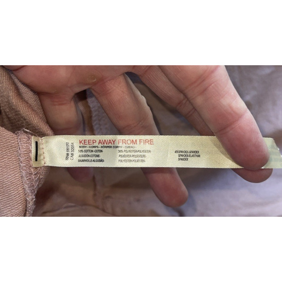 Free People Movement Full Zip Oversize Crop Hoodie Jacket Sweatshirt Sz S FLAW - Picture 13 of 16